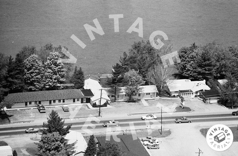 Surfside Motel (Surf Side Motel) - 1980 Aerial (newer photo)